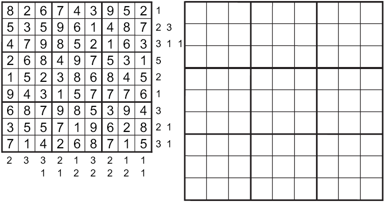 Coded sudoku